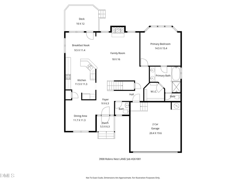3908 Robins Nest Ln, Wake Forest, NC 27587