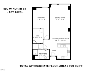 400 North St #1628, Raleigh, NC 27603