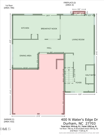 400 Water's Edge Dr, Durham, NC 27703