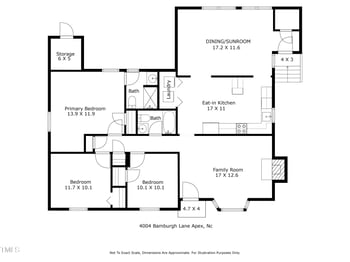 4004 Bamburgh Ln, Apex, NC 27539