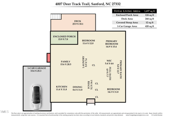 4007 Deer Track Trl, Sanford, NC 27332