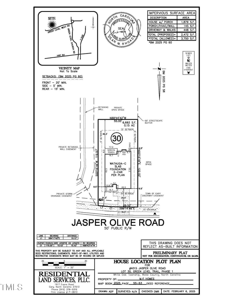 4015 Jasper Olive Rd Lot 30, Apex, NC 27523
