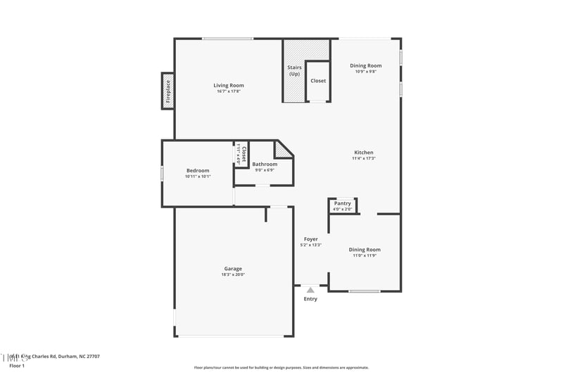 4035 King Charles Rd, Durham, NC 27707