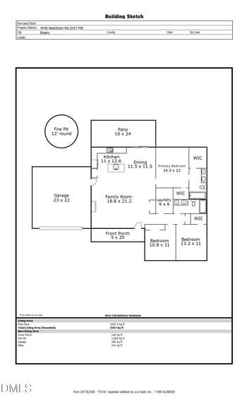 4045 Needham Rd, Bailey, NC 27807