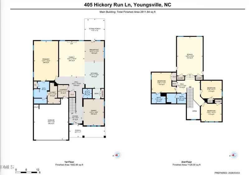 405 Hickory Run Ln, Youngsville, NC 27596