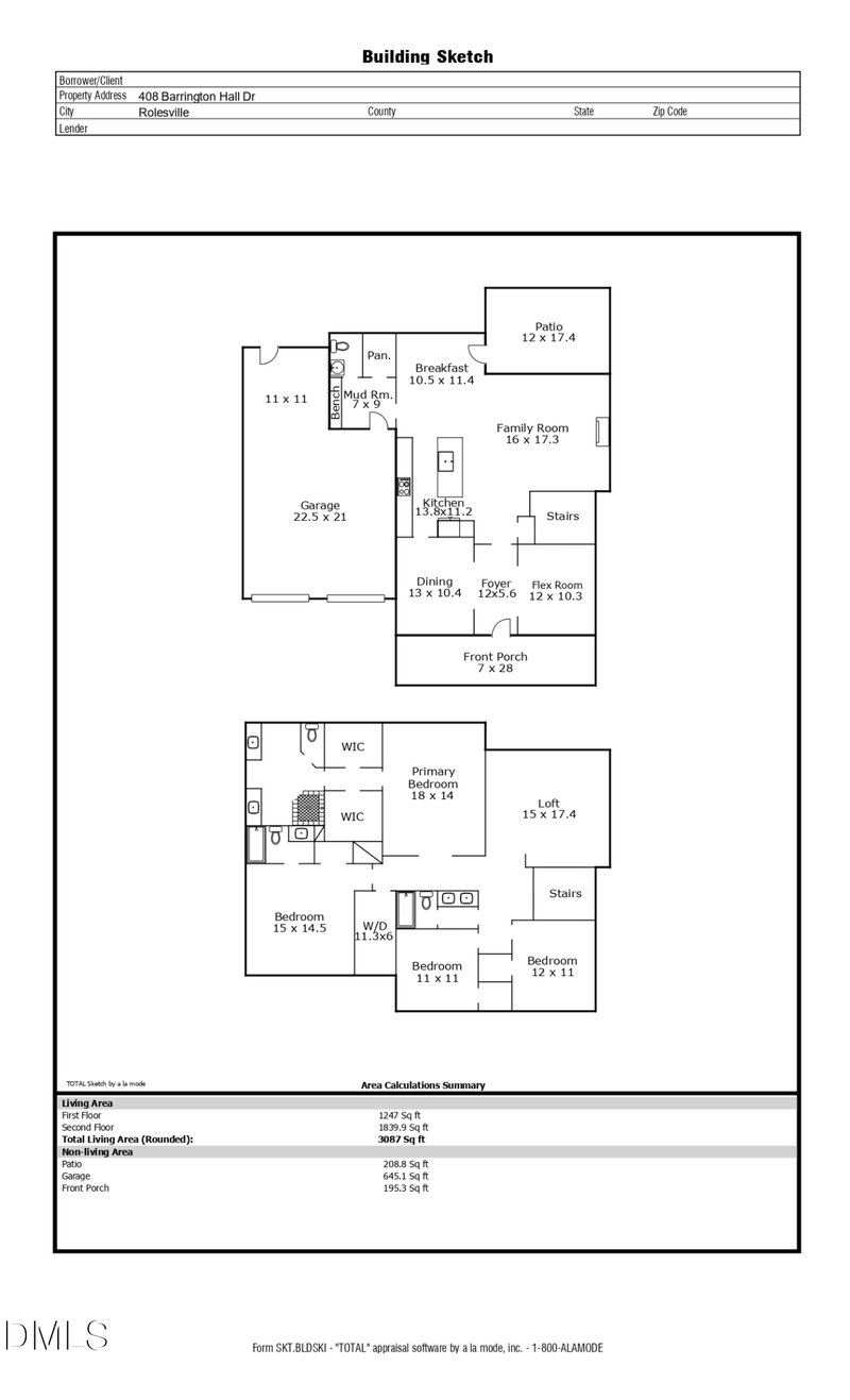 408 Barrington Hall Dr, Rolesville, NC 27587