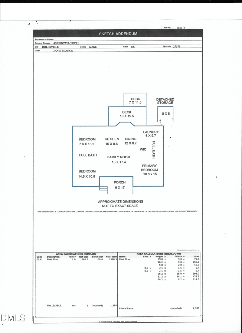 409 Brown Cir, Rolesville, NC 27571