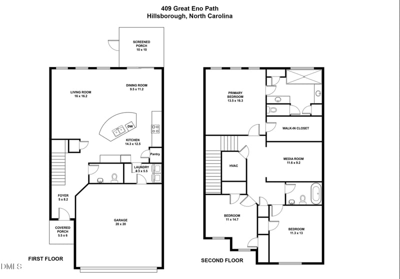 409 Great Eno Pa, Hillsborough, NC 27278