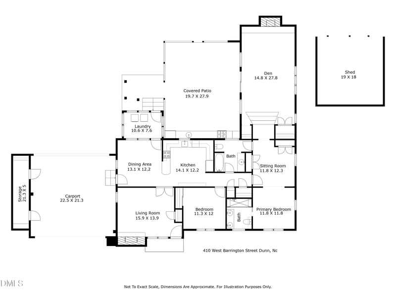 410 Barrington St, Dunn, NC 28334