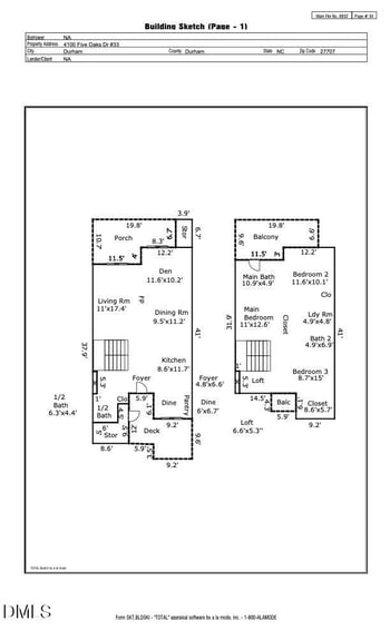 4100 Five Oaks Dr #33, Durham, NC 27707