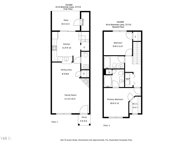 4114 Brenmar Ln, Durham, NC 27713