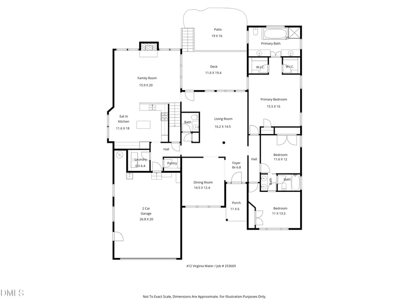 412 Virginia Water Dr, Rolesville, NC 27571