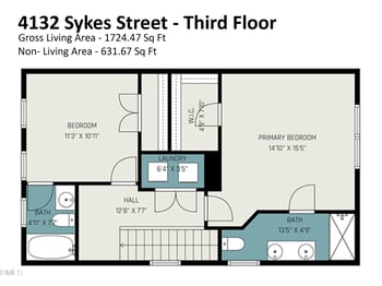 4132 Sykes St, Cary, NC 27519