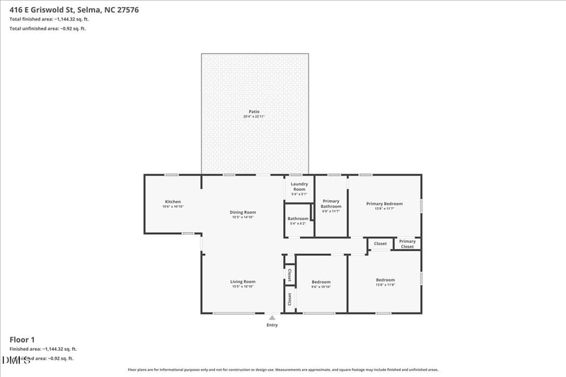 416 Griswold St, Selma, NC 27576