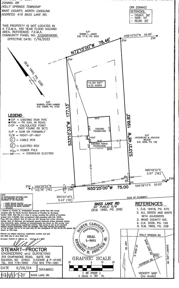 417 Bass Lake Rd Lot 81&82, Holly Springs, NC 27540