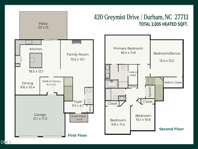 420 Greymist Dr, Durham, NC 27713