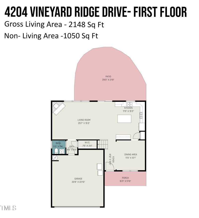 4204 Vineyard Ridge Dr, Zebulon, NC 27597