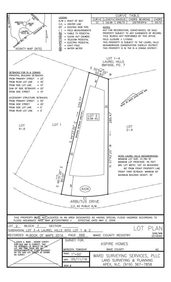 4226 Arbutus Dr Lot 2, Raleigh, NC 27612