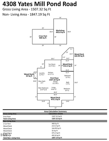 4308 Yates Mill Pond Rd, Raleigh, NC 27606