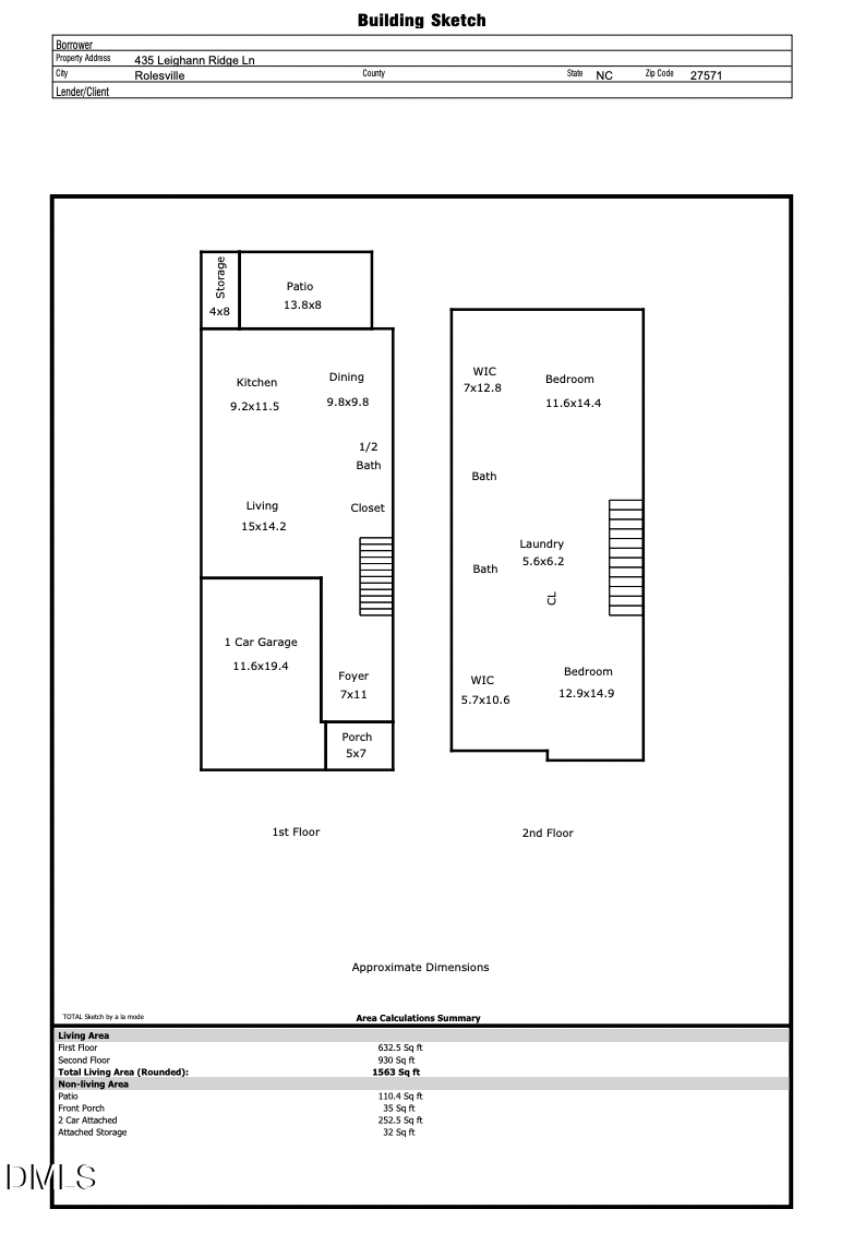 435 Leighann Ridge Ln, Rolesville, NC 27571