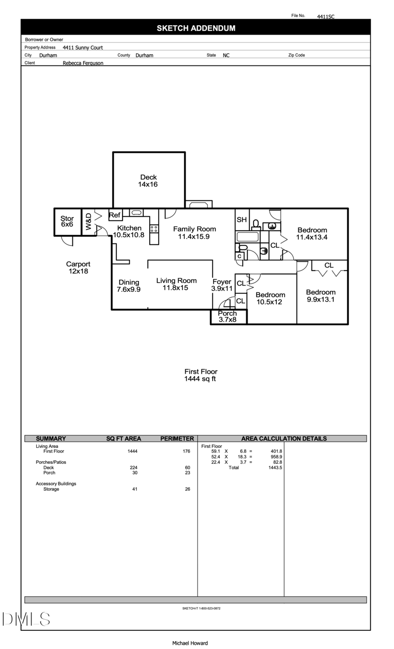 4411 Sunny Ct, Durham, NC 27705