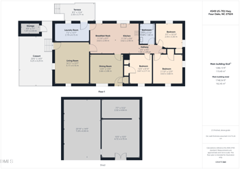 4549 U S 701 Hw, Four Oaks, NC 27524