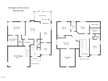 456 Majestic Oak Dr, Garner, NC 27529