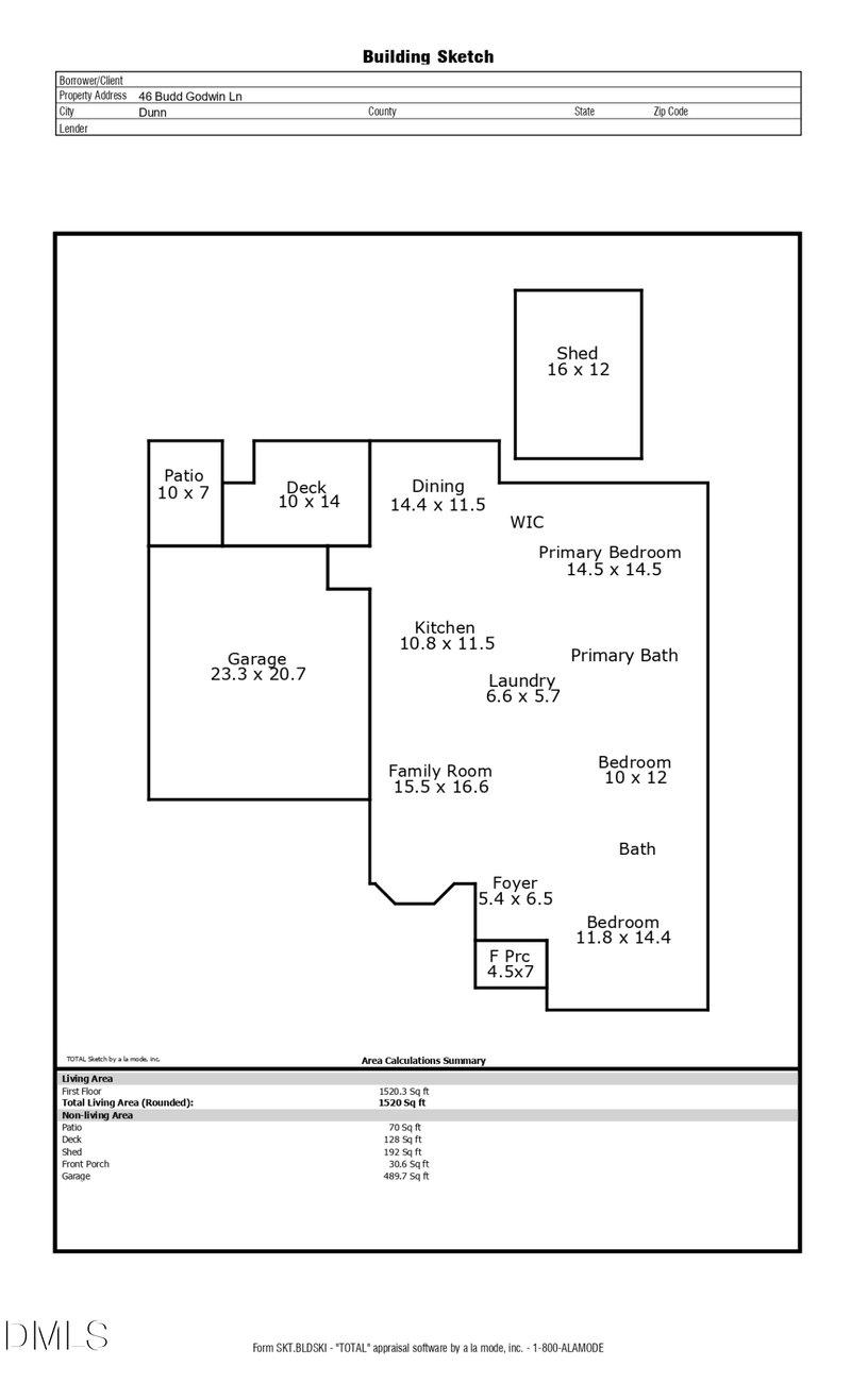 46 Budd Godwin Ln, Dunn, NC 28334