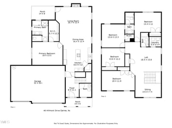 46 Hillmont Dr, Garner, NC 27529