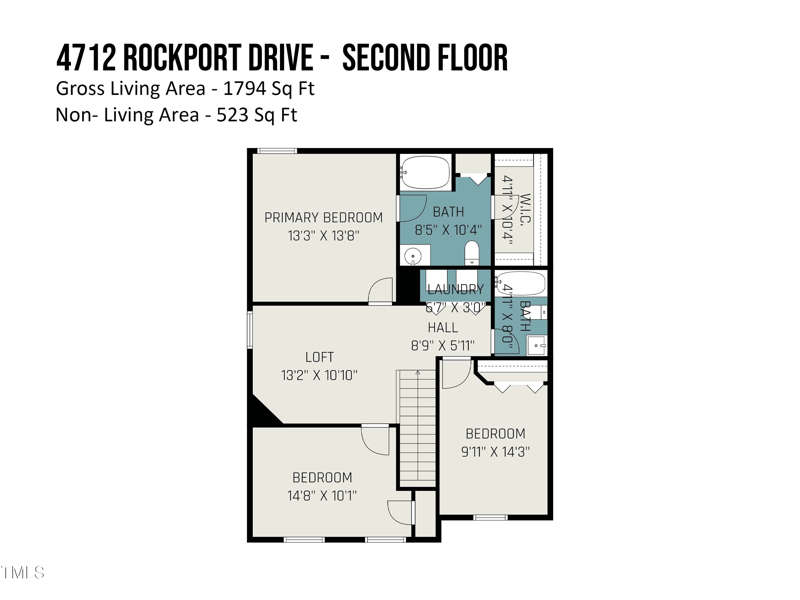 4712 Rockport Dr, Durham, NC 27703