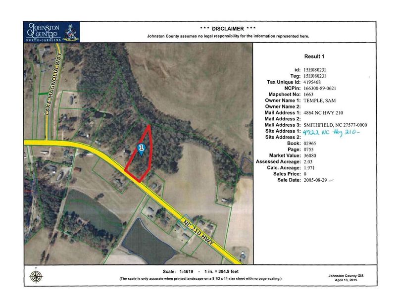 4722 Nc 210 Hw Lot 3, Smithfield, NC 27577