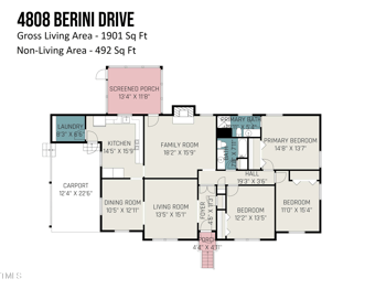 4808 Berini Dr, Durham, NC 27705