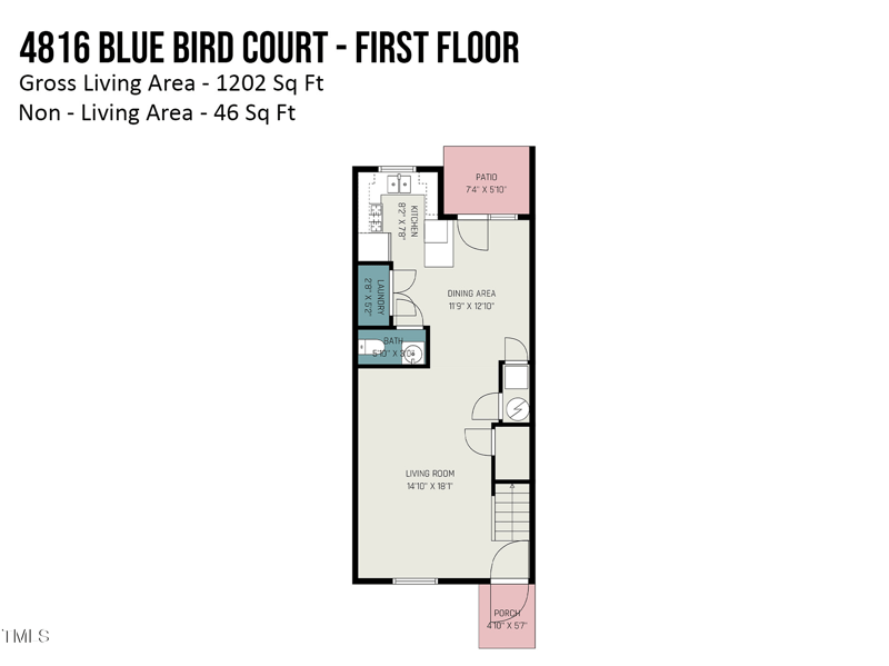 4816 Blue Bird Ct #C, Raleigh, NC 27606