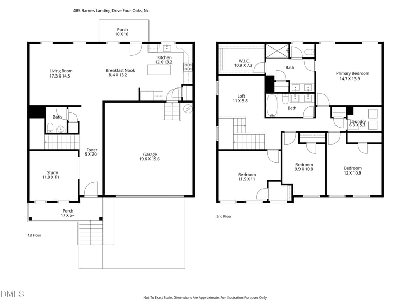 485 Barnes Landing Dr, Four Oaks, NC 27524