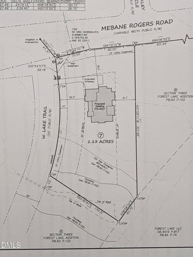485 Lake Trl Lot 7, Mebane, NC 27302