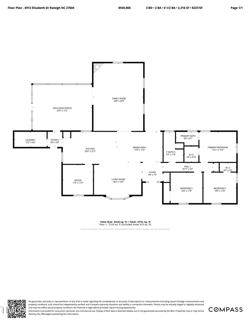 4912 Elizabeth Dr, Raleigh, NC 27604