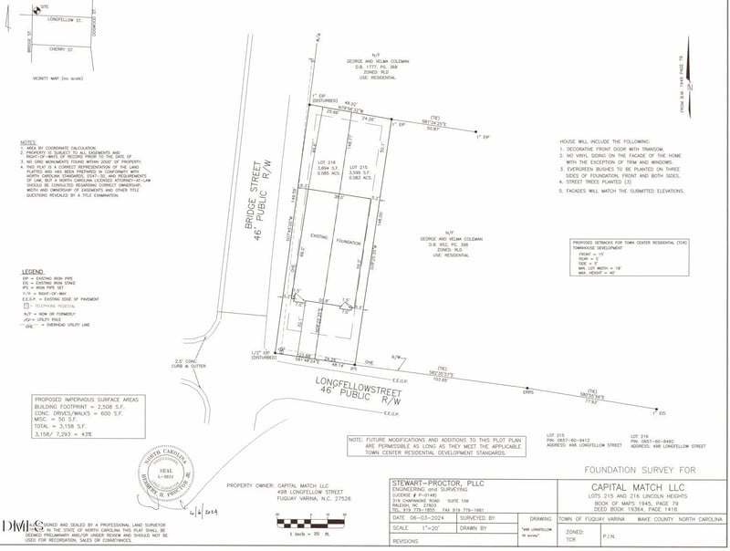 498 Longfellow St Lot 215 & 216, Fuquay Varina, NC 27526