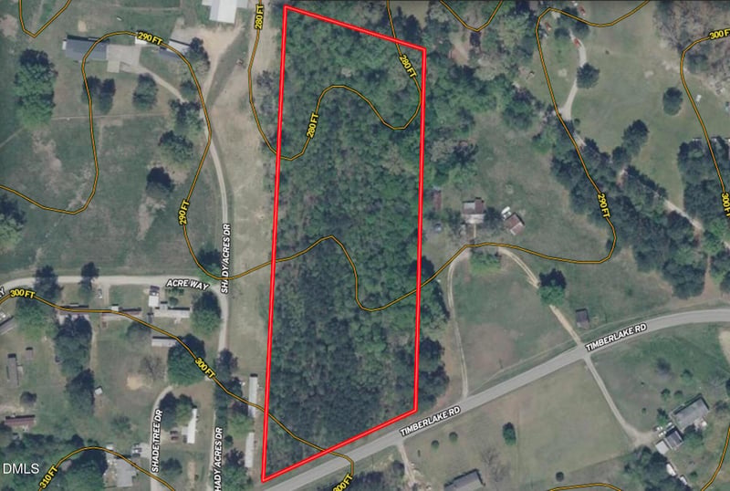 5.3 Acres Timberlake Rd, Franklinton, NC 27525