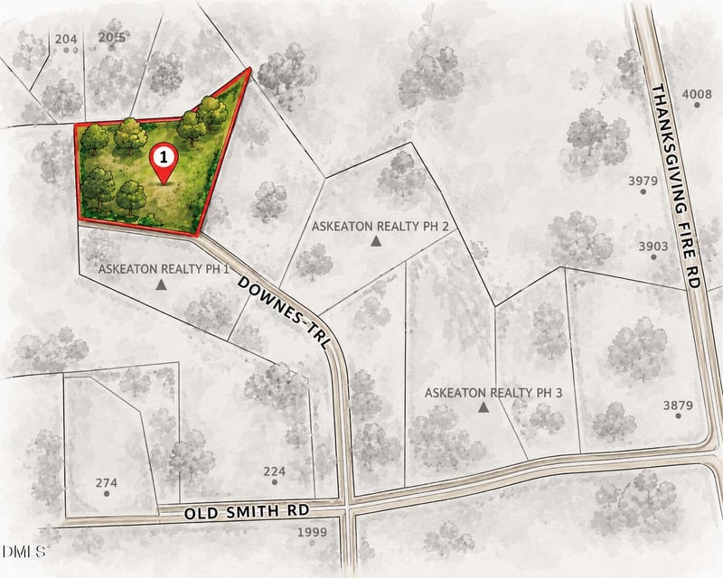 50 Downes Trl Lot 1-A, Selma, NC 27576