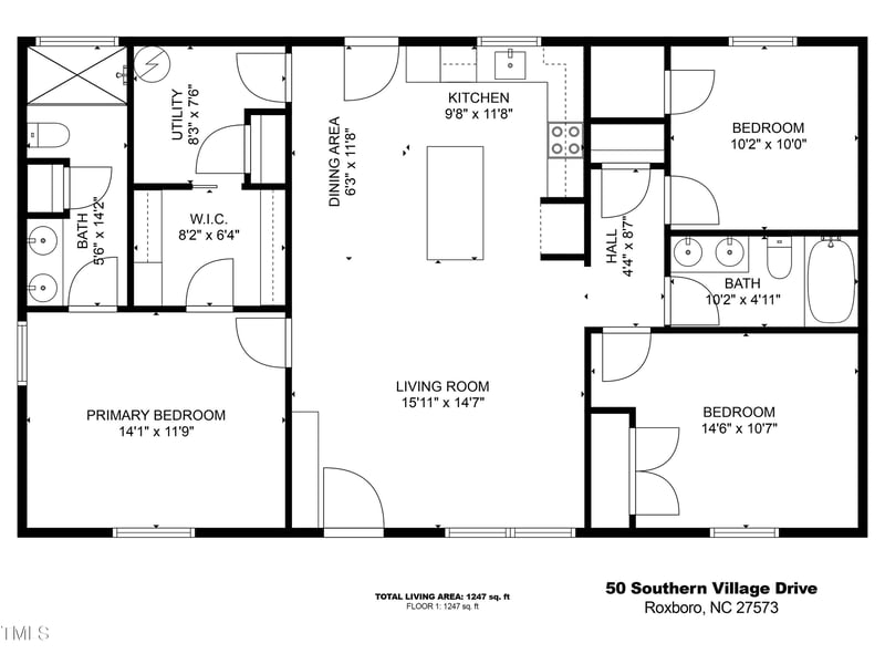 50 Southern Village Dr, Roxboro, NC 27573