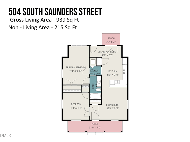 504 Saunders St, Raleigh, NC 27603