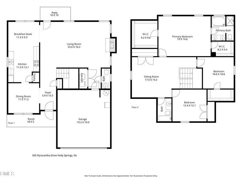 505 Pyracantha Dr, Holly Springs, NC 27540