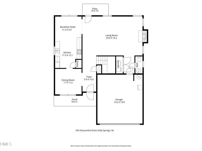 505 Pyracantha Dr, Holly Springs, NC 27540