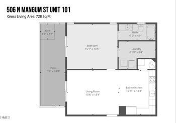 506 Mangum St #Apt 101, Durham, NC 27701