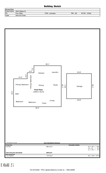 508 Baker St, Four Oaks, NC 27524