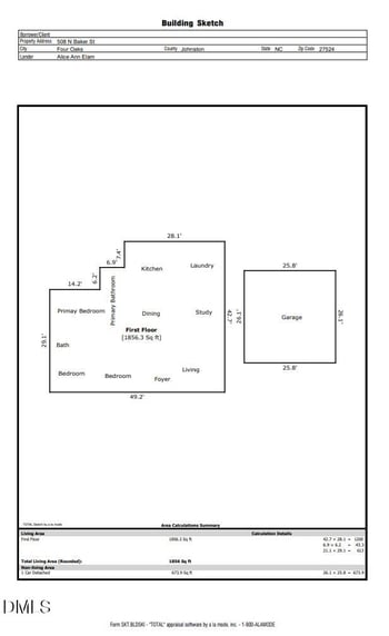 508 Baker St, Four Oaks, NC 27524