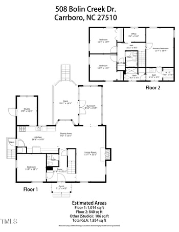 508 Bolin Creek Dr, Carrboro, NC 27510