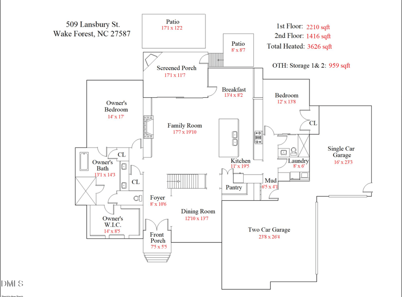 509 Lansbury St, Wake Forest, NC 27587