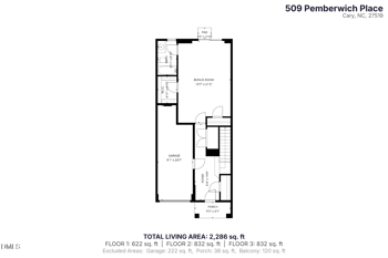 509 Pemberwich Pl, Cary, NC 27519