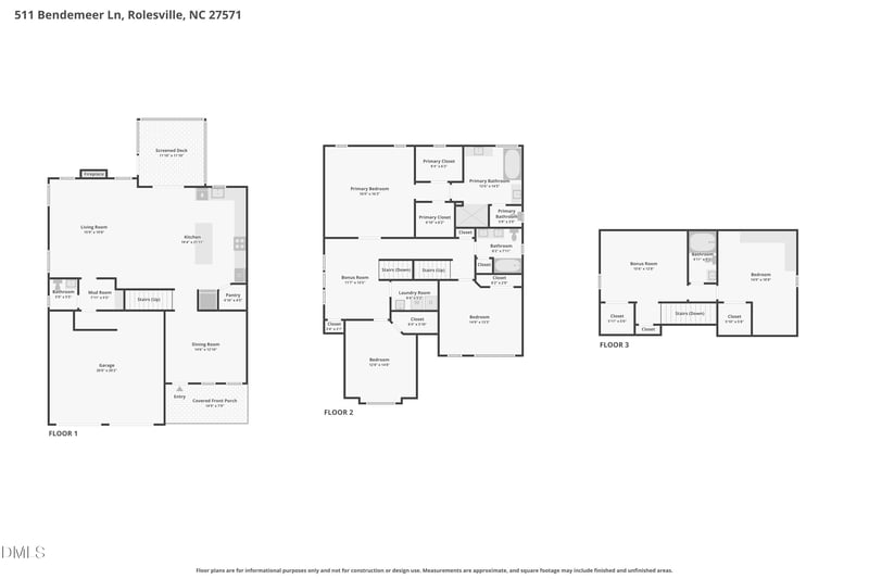 511 Bendemeer Ln, Rolesville, NC 27571